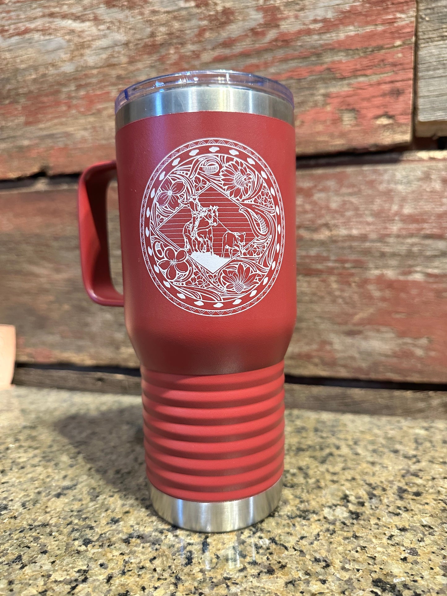 The Breakaway 20 oz tumbler The Rodeo Rose