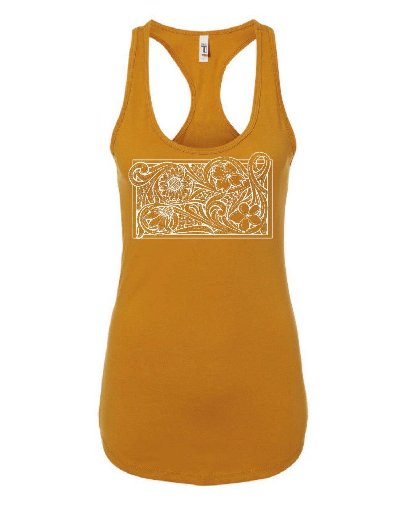 Tooled Floral Tank