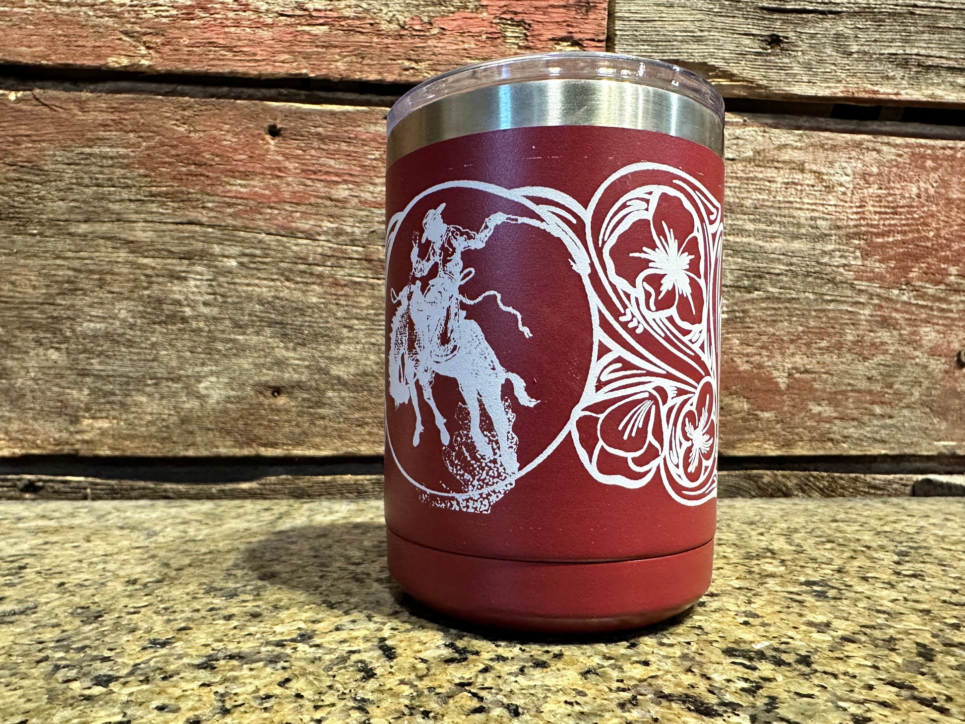 Ranch Bronc 15 oz tumbler The Rodeo Rose
