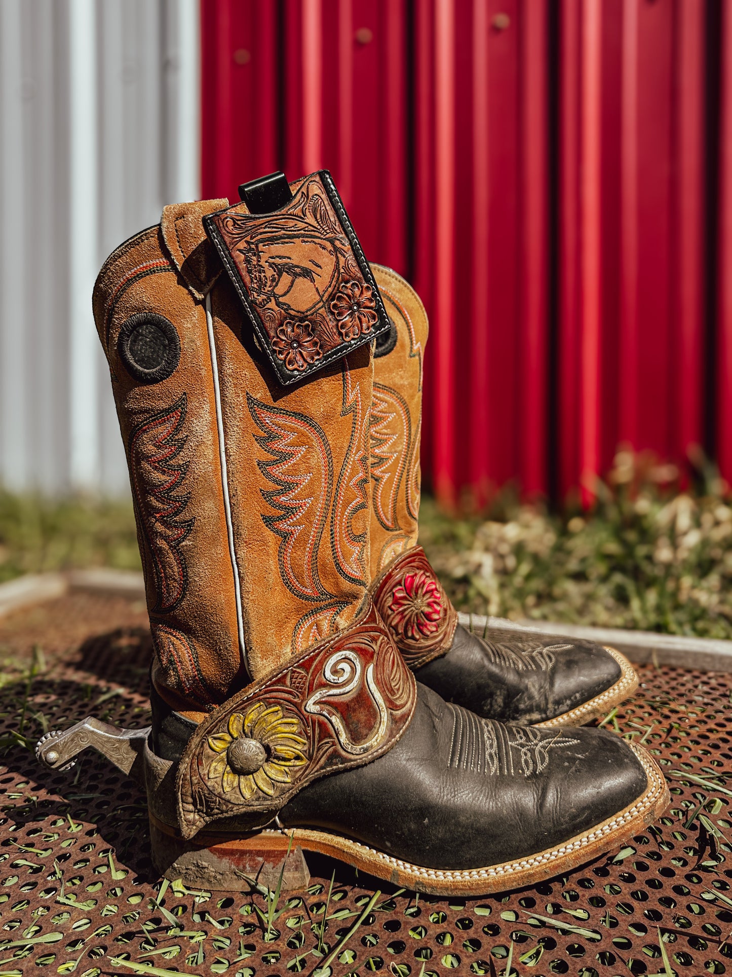 Hackamore Horse Leather Boot Wallet
