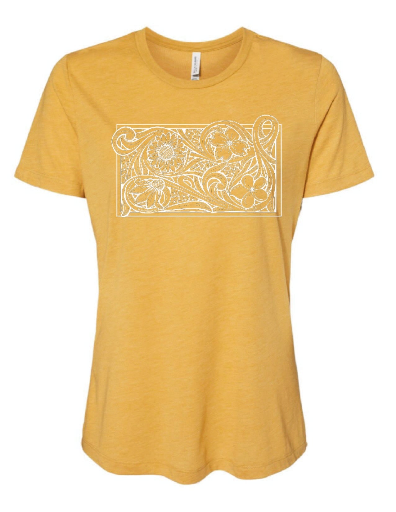 Tooled Floral Tee