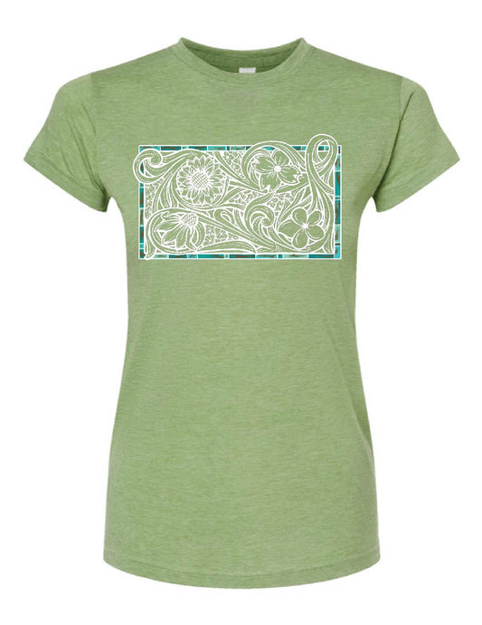 Tooled Floral Tee